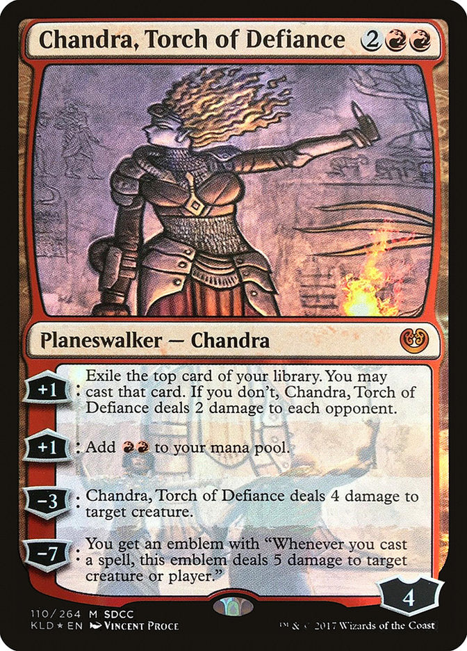 Chandra, Torch of Defiance [San Diego Comic-Con 2017] | The CG Realm