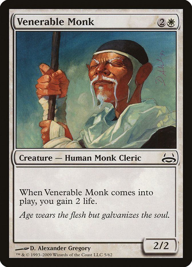 Venerable Monk [Duel Decks: Divine vs. Demonic] | The CG Realm