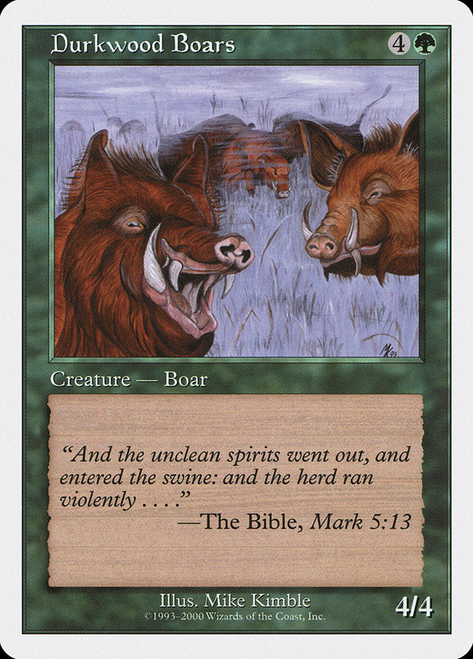 Durkwood Boars [Starter 2000] | The CG Realm