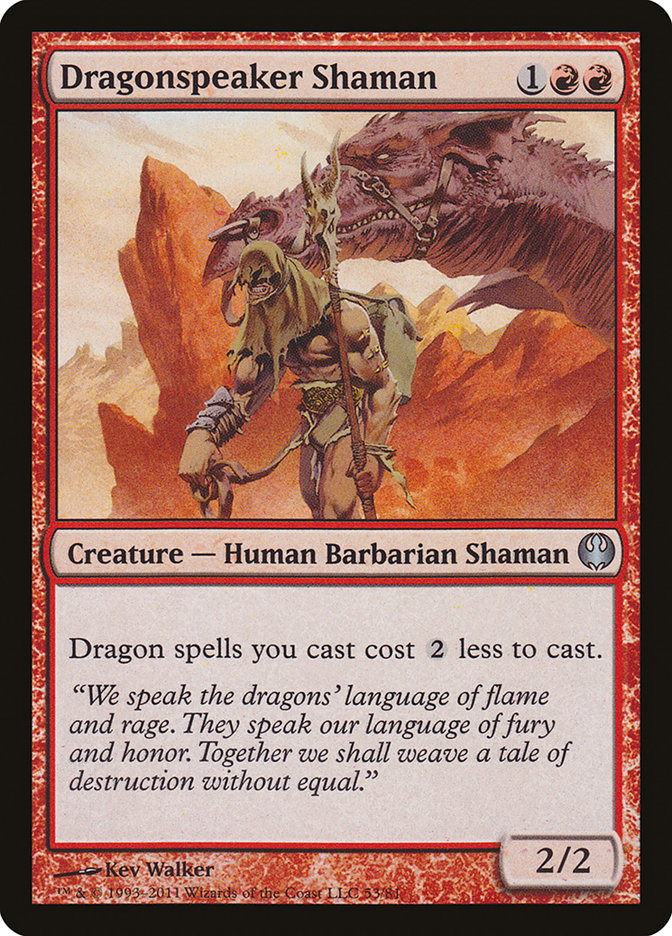 Dragonspeaker Shaman [Duel Decks: Knights vs. Dragons] | The CG Realm