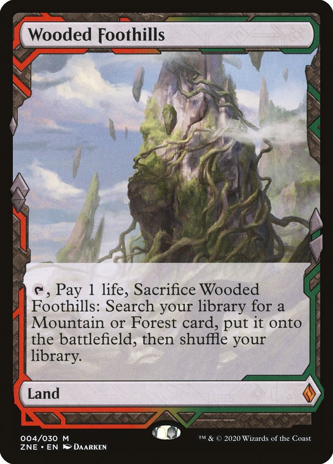 Wooded Foothills (Expeditions) [Zendikar Rising Expeditions] | The CG Realm