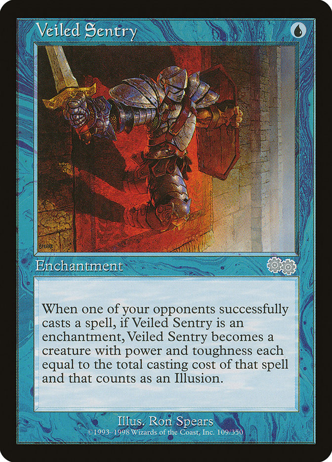 Veiled Sentry [Urza's Saga] | The CG Realm