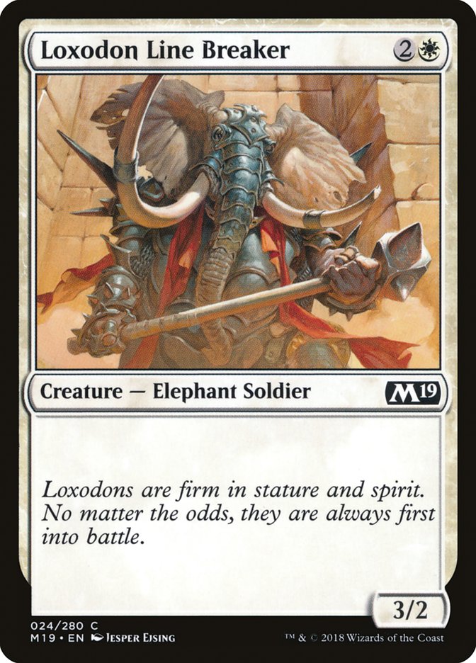 Loxodon Line Breaker [Core Set 2019] | The CG Realm