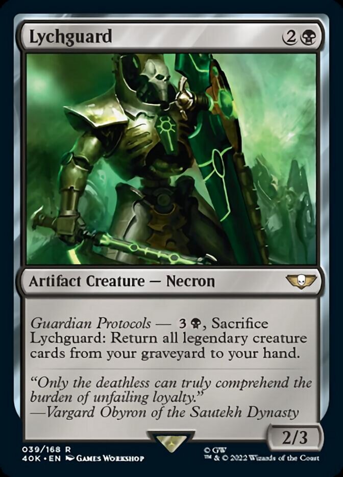 Lychguard (Surge Foil) [Warhammer 40,000] | The CG Realm
