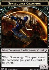 Sunscourge Champion // Zombie Double-Sided Token [Hour of Devastation Tokens] | The CG Realm