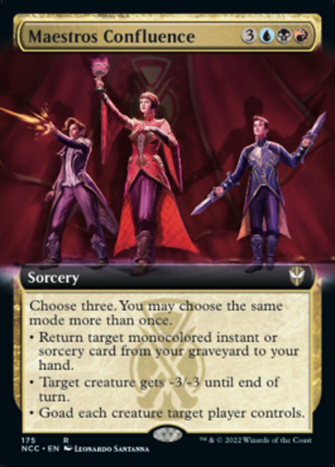 Maestros Confluence (Extended Art) [Streets of New Capenna Commander] | The CG Realm