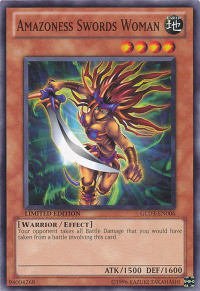 Amazoness Swords Woman [GLD3-EN006] Common | The CG Realm