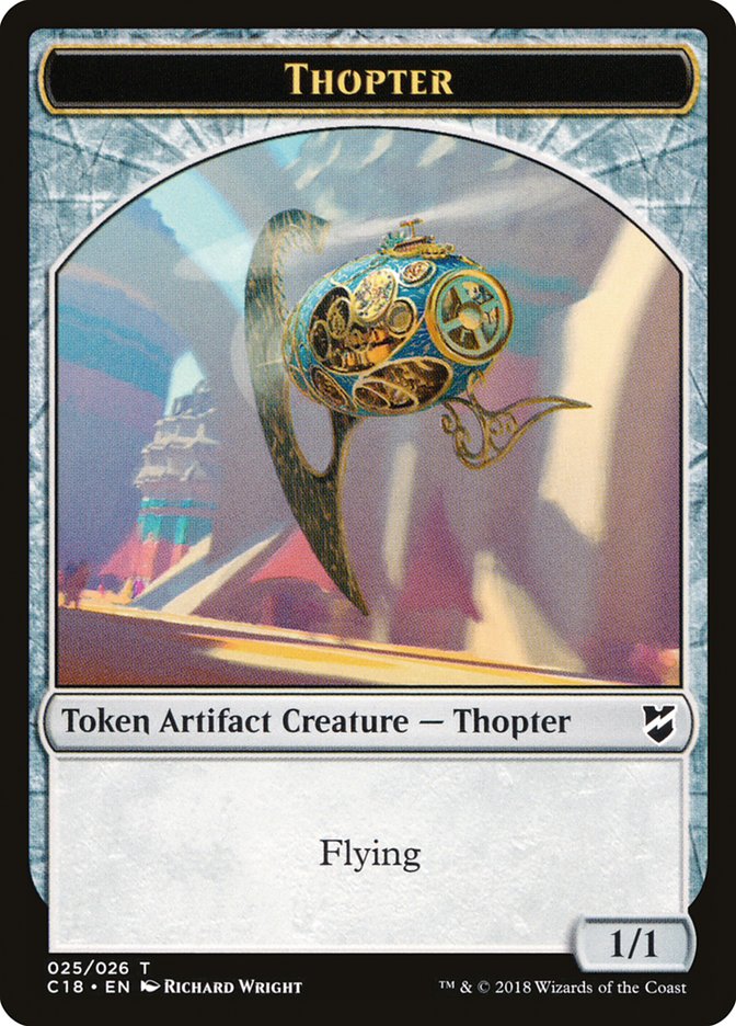 Myr (023) // Thopter (025) Double-Sided Token [Commander 2018 Tokens] | The CG Realm