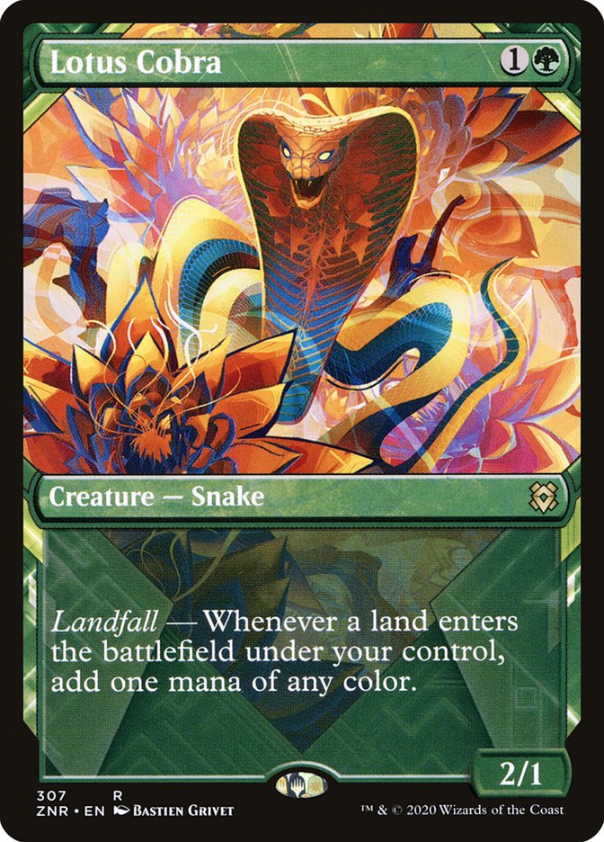 Lotus Cobra (Showcase) [Zendikar Rising] | The CG Realm