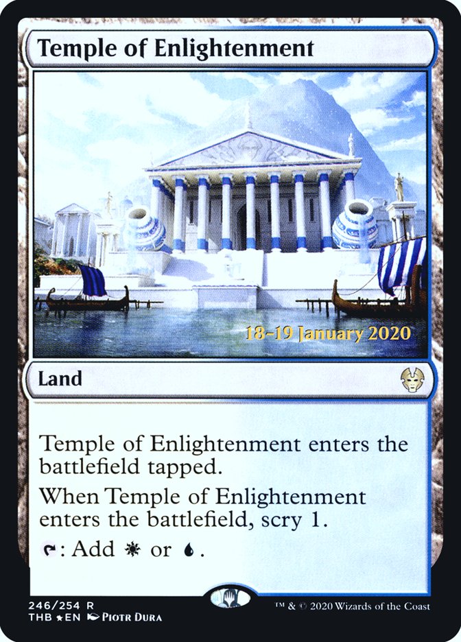 Temple of Enlightenment [Theros Beyond Death Prerelease Promos] | The CG Realm