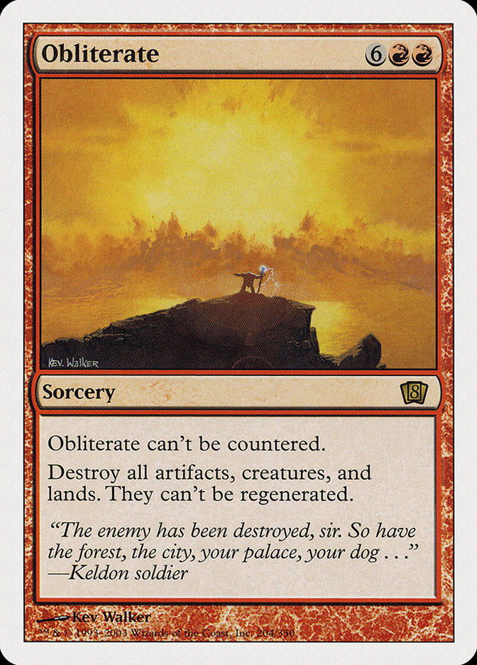 Obliterate [Eighth Edition] | The CG Realm