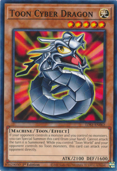 Toon Cyber Dragon [LDS1-EN062] Common | The CG Realm