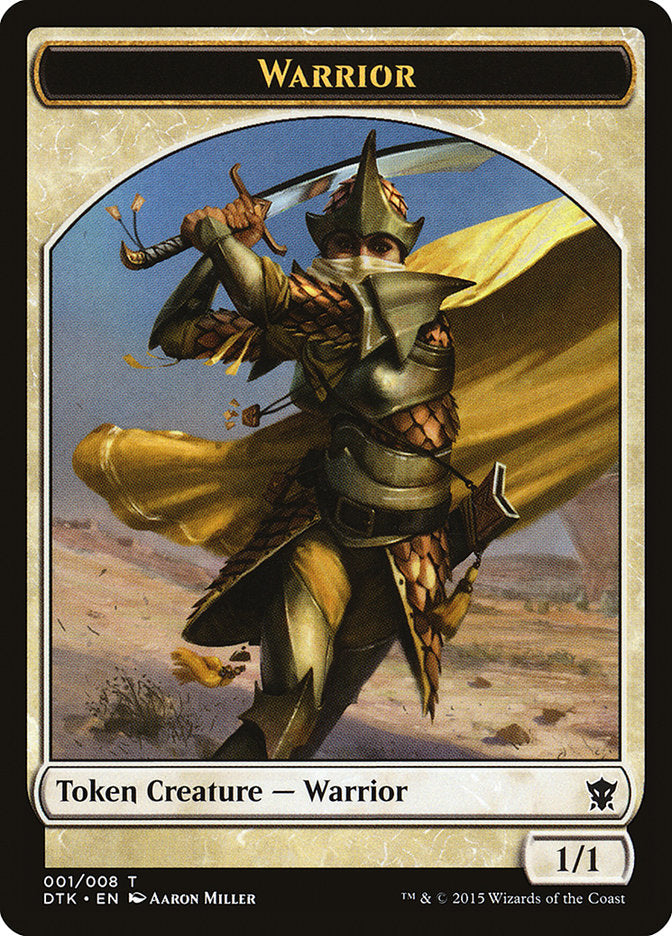 Warrior Token [Dragons of Tarkir Tokens] | The CG Realm