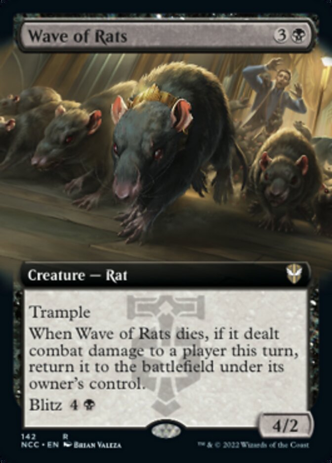 Wave of Rats (Extended Art) [Streets of New Capenna Commander] | The CG Realm