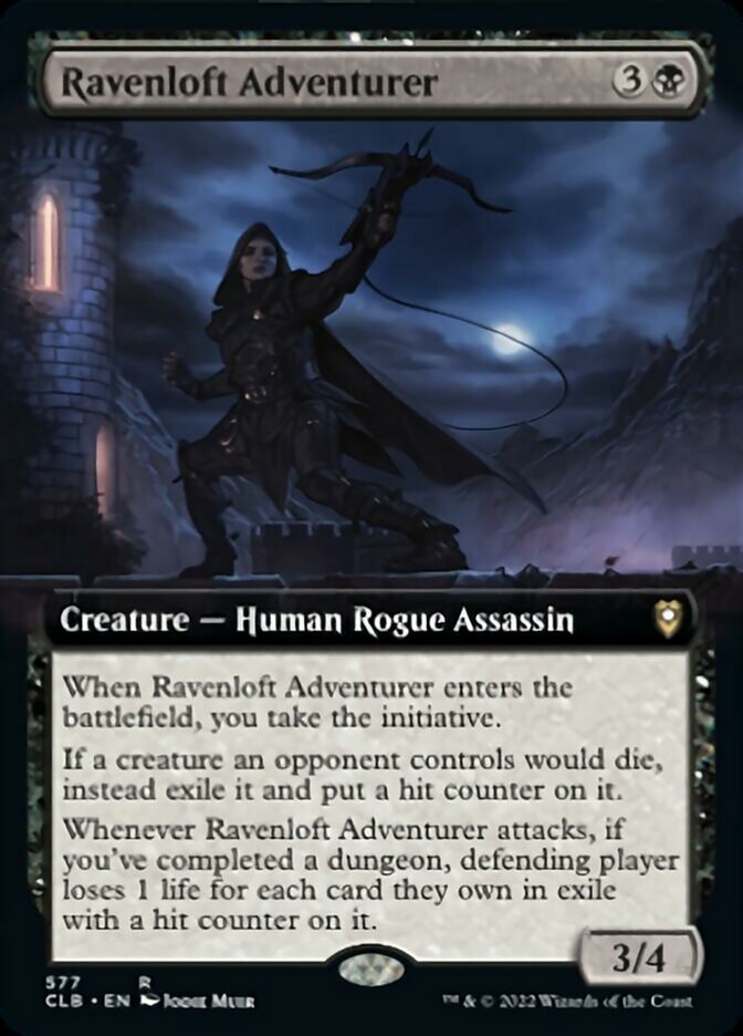 Ravenloft Adventurer (Extended Art) [Commander Legends: Battle for Baldur's Gate] | The CG Realm
