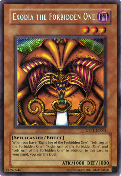 Exodia the Forbidden One [UBP1-EN005] Secret Rare | The CG Realm