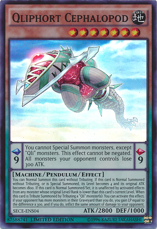 Qliphort Cephalopod [SECE-ENS04] Super Rare | The CG Realm