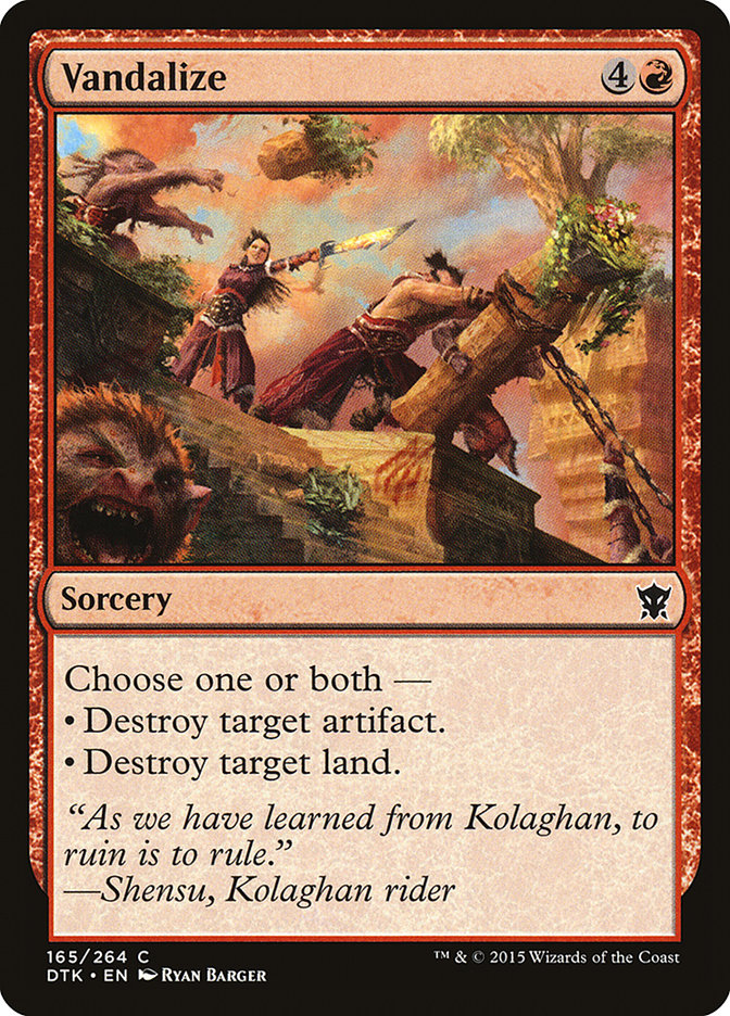 Vandalize [Dragons of Tarkir] | The CG Realm