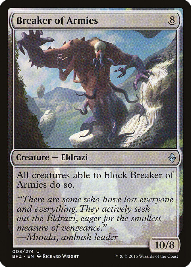 Breaker of Armies [Battle for Zendikar] | The CG Realm