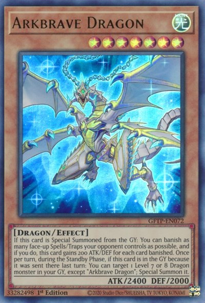 Arkbrave Dragon [GFTP-EN072] Ultra Rare | The CG Realm