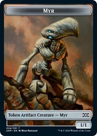 Myr (024) // Thopter (008) Double-Sided Token [Double Masters Tokens] | The CG Realm