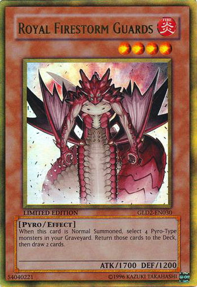 Royal Firestorm Guards [GLD2-EN030] Ultra Rare | The CG Realm