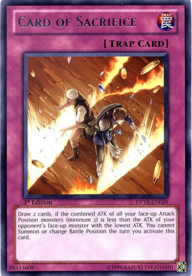 Card of Sacrifice [DP10-EN029] Rare | The CG Realm