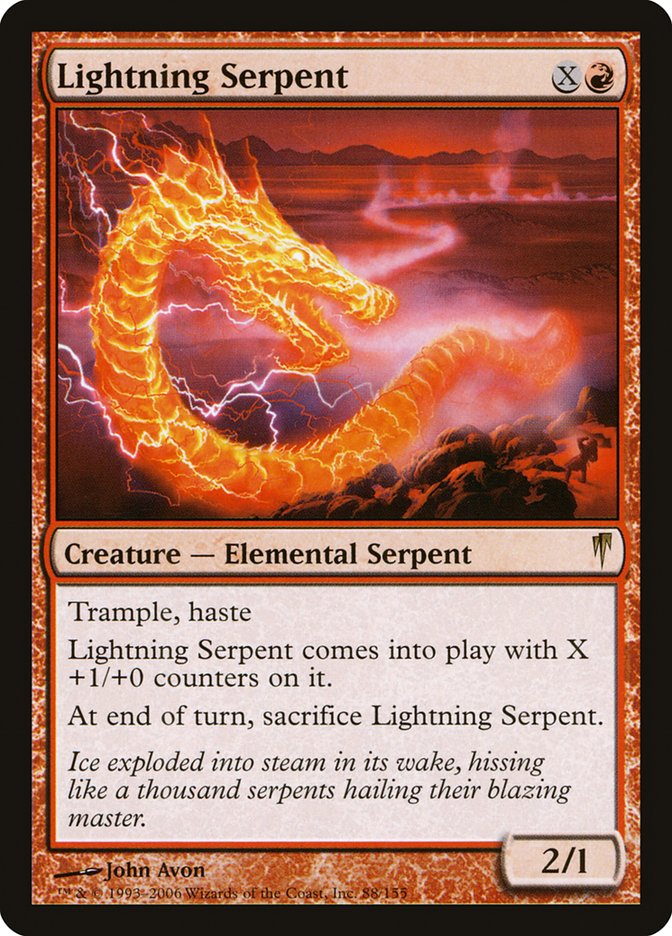Lightning Serpent [Coldsnap] | The CG Realm
