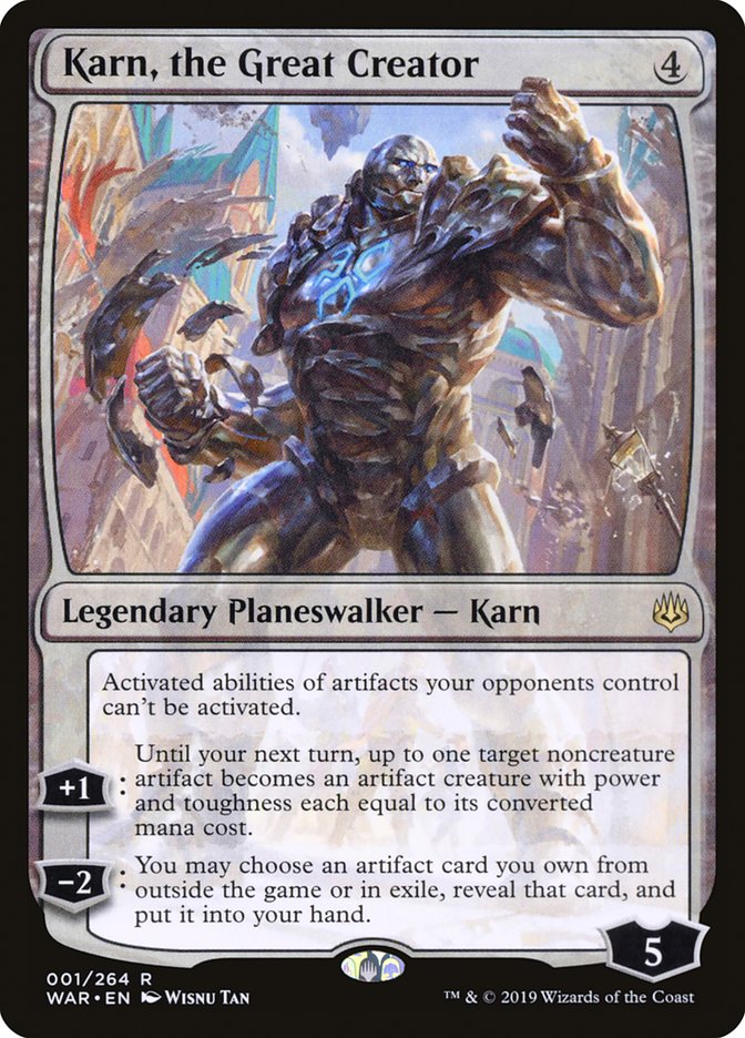 Karn, the Great Creator [War of the Spark] | The CG Realm