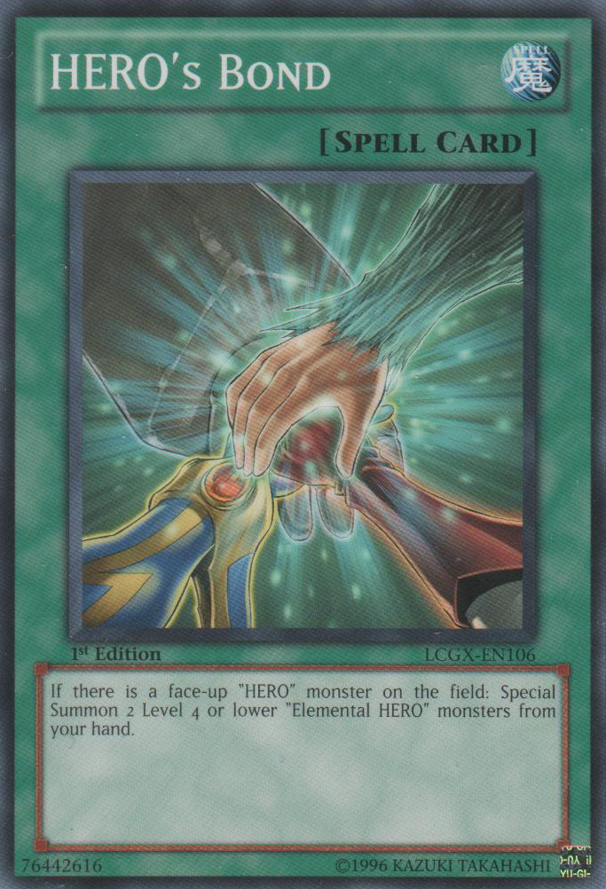 HERO'S Bond [LCGX-EN106] Common | The CG Realm