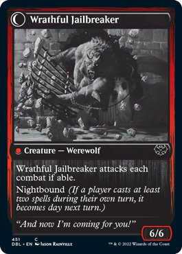Weary Prisoner // Wrathful Jailbreaker [Innistrad: Double Feature] | The CG Realm