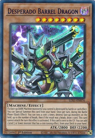 Desperado Barrel Dragon (Purple) [LDS1-EN076] Ultra Rare | The CG Realm