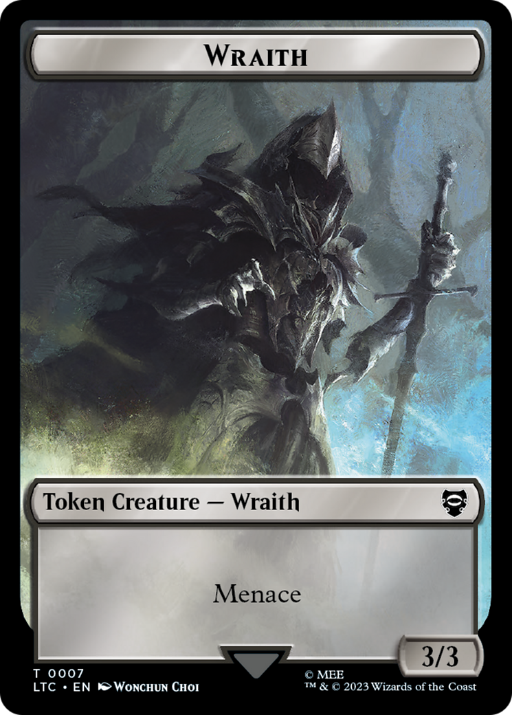 Food // Wraith Double-Sided Token [The Lord of the Rings: Tales of Middle-Earth Commander Tokens] | The CG Realm