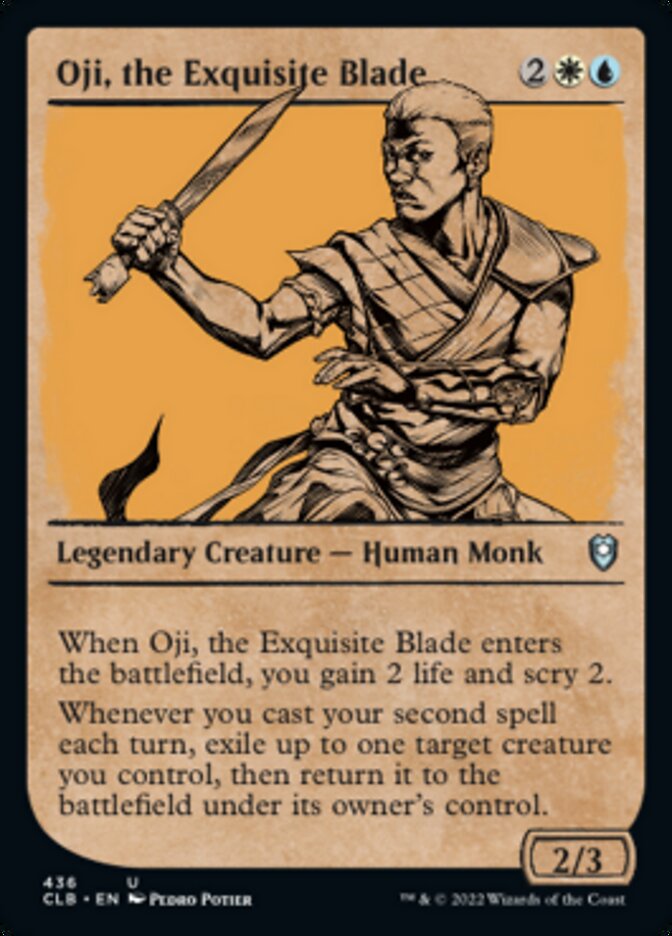 Oji, the Exquisite Blade (Showcase) [Commander Legends: Battle for Baldur's Gate] | The CG Realm