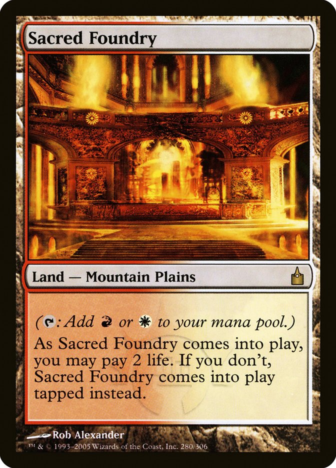 Sacred Foundry [Ravnica: City of Guilds] | The CG Realm
