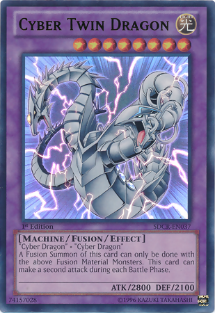 Cyber Twin Dragon [SDCR-EN037] Ultra Rare | The CG Realm