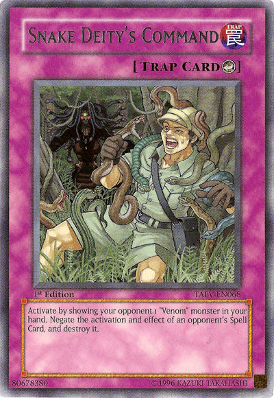 Snake Deity's Command [TAEV-EN068] Rare | The CG Realm