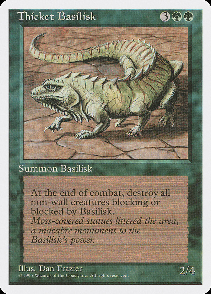 Thicket Basilisk [Fourth Edition] | The CG Realm