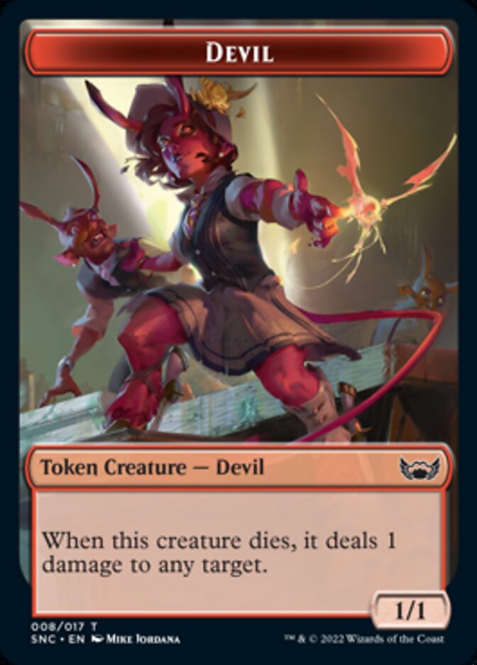 Devil // Rogue Double-Sided Token [Streets of New Capenna Tokens] | The CG Realm
