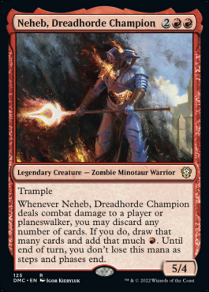 Neheb, Dreadhorde Champion [Dominaria United Commander] | The CG Realm