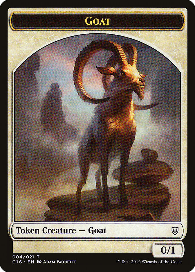 Goat // Thopter Double-Sided Token (C16-004) - Commander 2016 Tokens