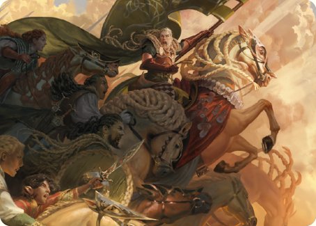 Marshal's Anthem Art Card [The Lord of the Rings: Tales of Middle-earth Art Series] | The CG Realm