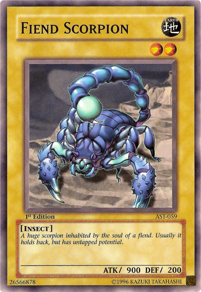 Fiend Scorpion [AST-059] Common | The CG Realm