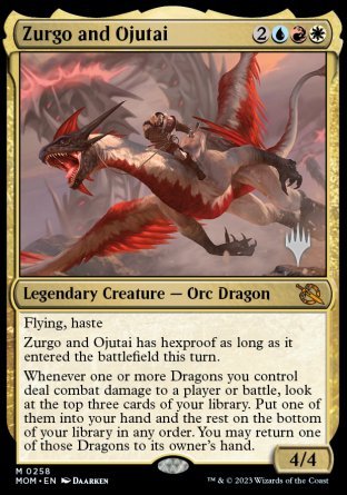 Zurgo and Ojutai (Promo Pack) [March of the Machine Promos] | The CG Realm