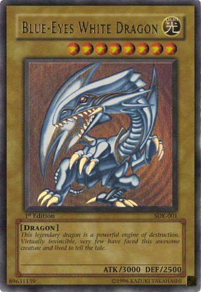 Blue-Eyes White Dragon [SDK-001] Ultra Rare | The CG Realm