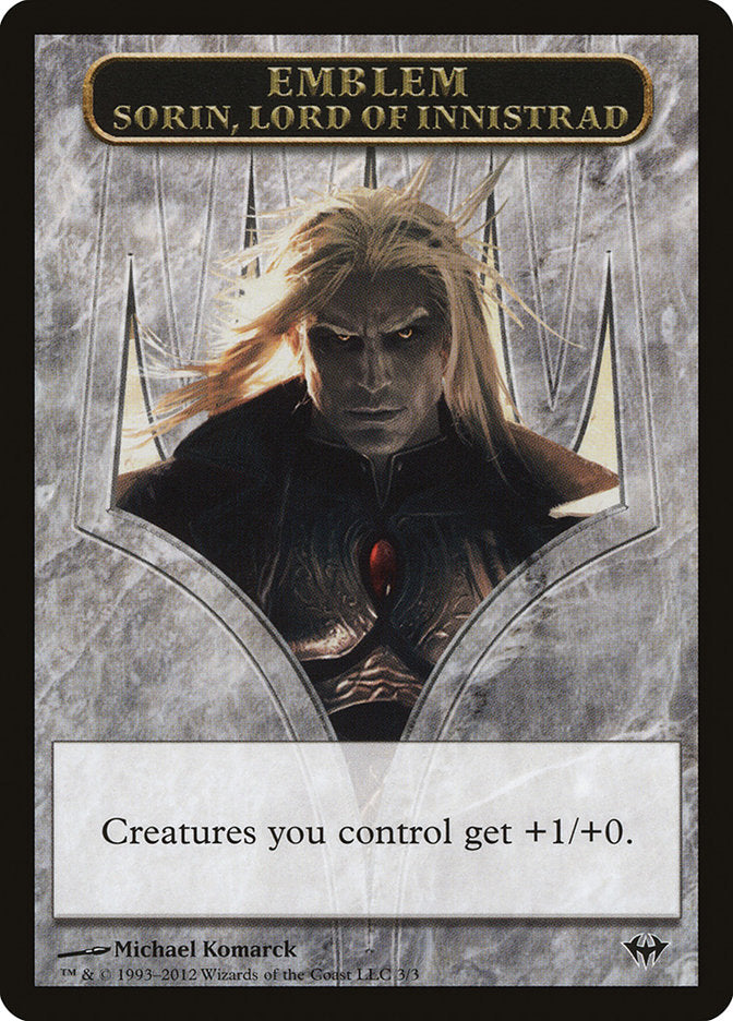 Sorin, Lord of Innistrad Emblem [Dark Ascension Tokens] | The CG Realm