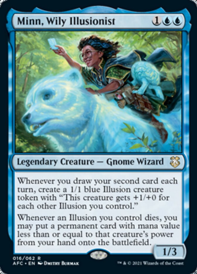 Minn, Wily Illusionist [Dungeons & Dragons: Adventures in the Forgotten Realms Commander] | The CG Realm