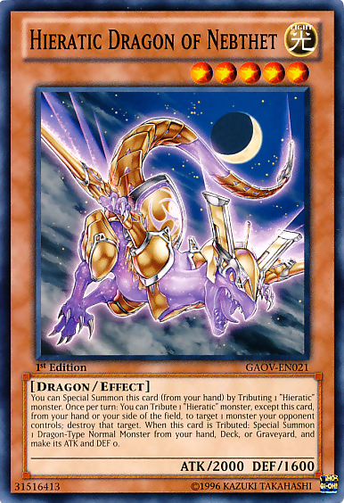 Hieratic Dragon of Nebthet [GAOV-EN021] Common | The CG Realm