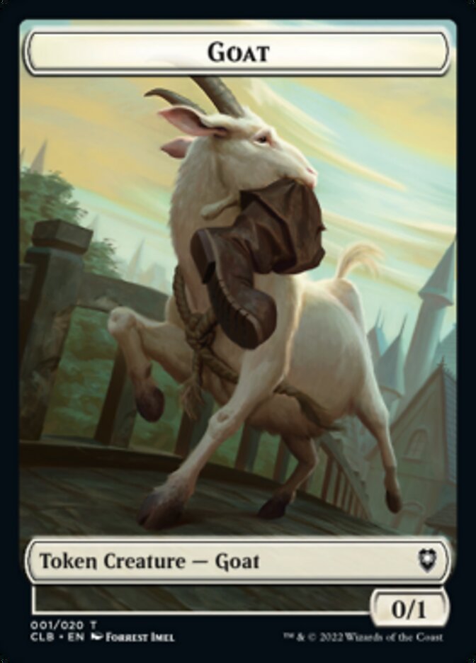 Goat Token [Commander Legends: Battle for Baldur's Gate Tokens] | The CG Realm
