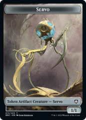 Servo // Powerstone Double-Sided Token [The Brothers' War Commander Tokens] | The CG Realm